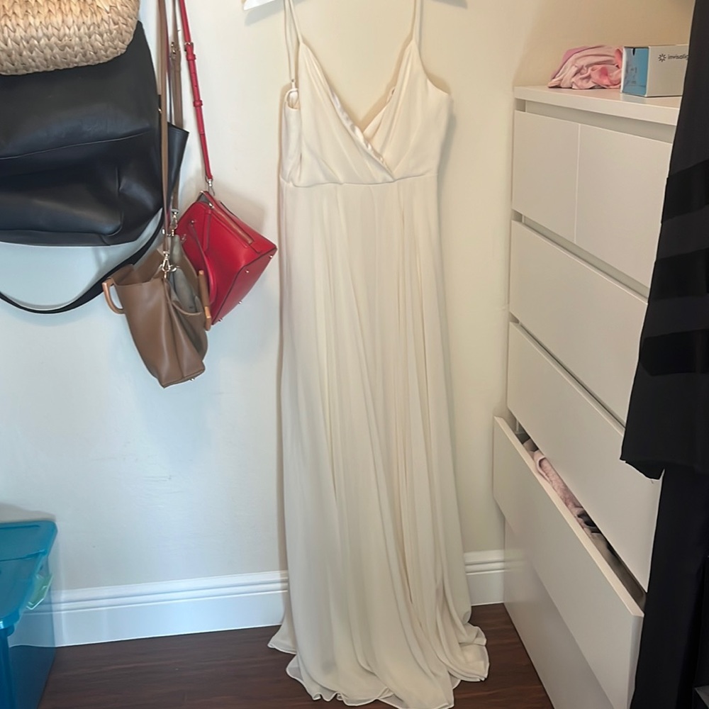 Lulu’s White Spaghetti Strap Maxi - image 1